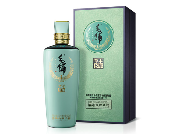 大连劲牌毛铺酒回收毛铺草本年份酒•8年草本42度52度