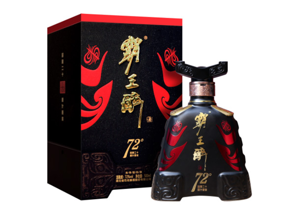 大连回收石花霸王醉酒72° 白酒礼盒