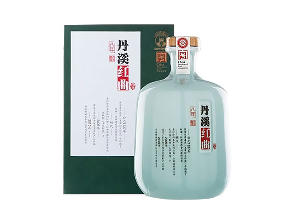 大连丹溪黄酒回收丹溪8年红曲黄酒750mL 2瓶礼盒装行情价格
