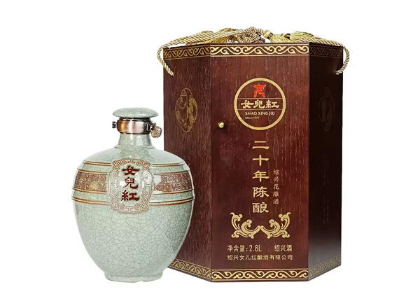 大连女儿红绍兴黄酒回收女儿红二十年陈酿20年花雕酒2.8L坛装礼盒行情价格