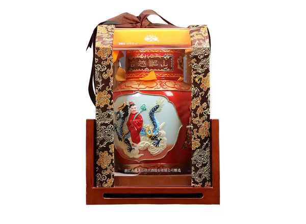 大连古越龙山黄酒回收古越龙山状元及第二十年陈酿2.5L工艺浮雕黄酒行情价格