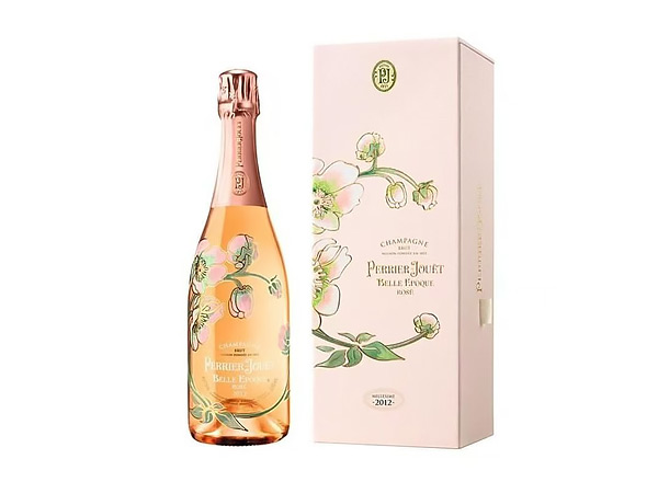 大连回收巴黎之花美丽时光桃红年份香槟礼盒装Perrier-Jouët Belle Epoque Rosé行情价格